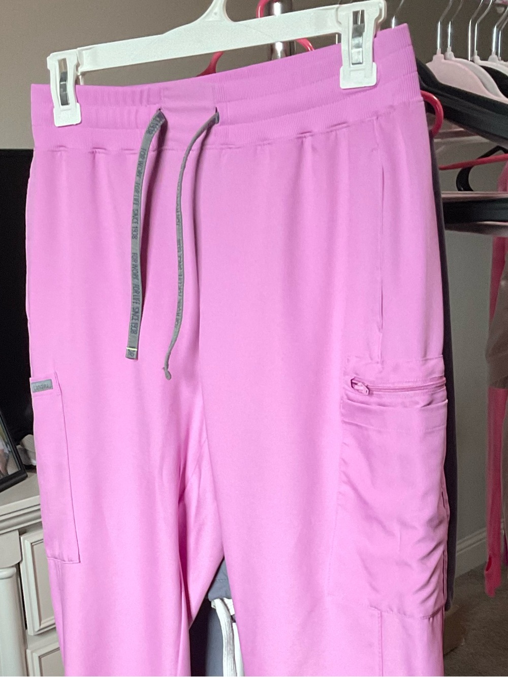 Landau Forward pink Drawstring Cargo Lounge Pants
